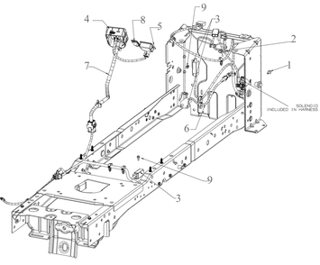 Electrical Diagram and Parts List for XT1-LT42KH (13AOA9TSA10)(2022) Cub Cadet Lawn Tractor